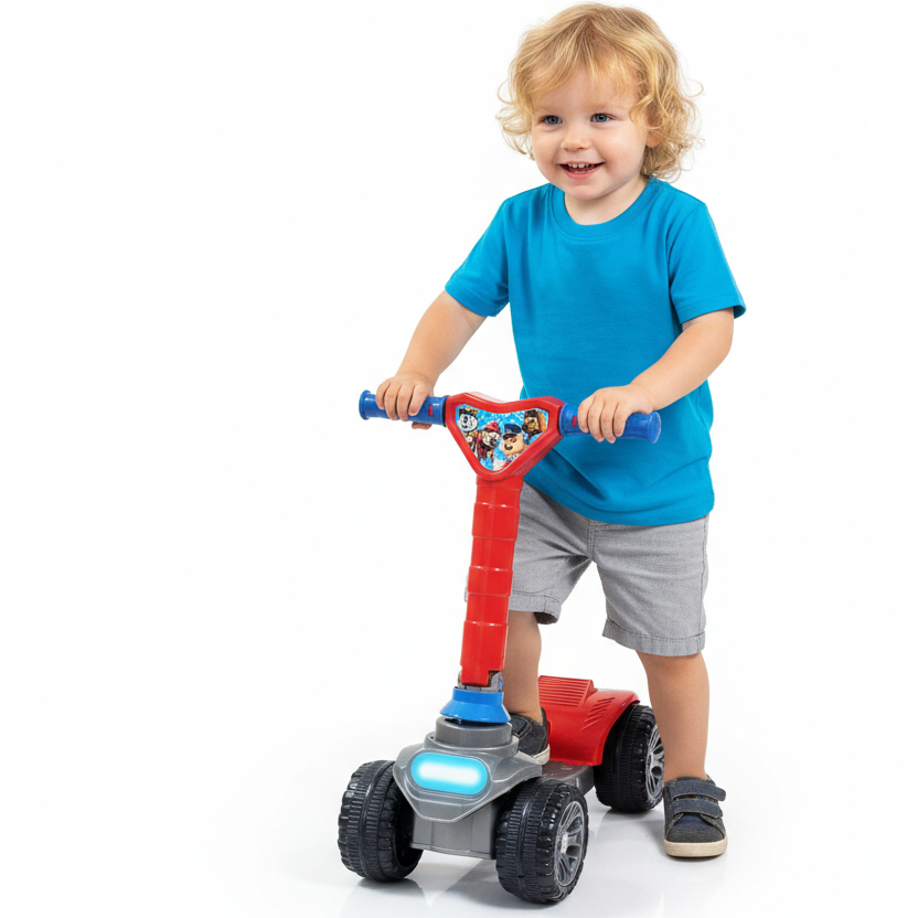 Patinete 4 Rodas Menino – Dobrável e Ajustável para Diversão Garantida de 2 a 5 Anos! em Oferta na Shopee