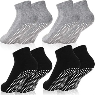 Kit 9 ou 12 Pares Pares Meia Cano Curto Com Antiderrapante Pilates Unissex Algodão Conforto em Oferta na Shopee
