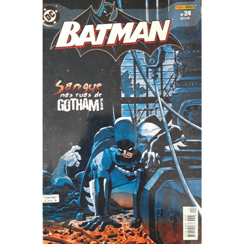HQ DC Batman 24 - Sangue nas ruas de Gotham! - Panini Comics 2004