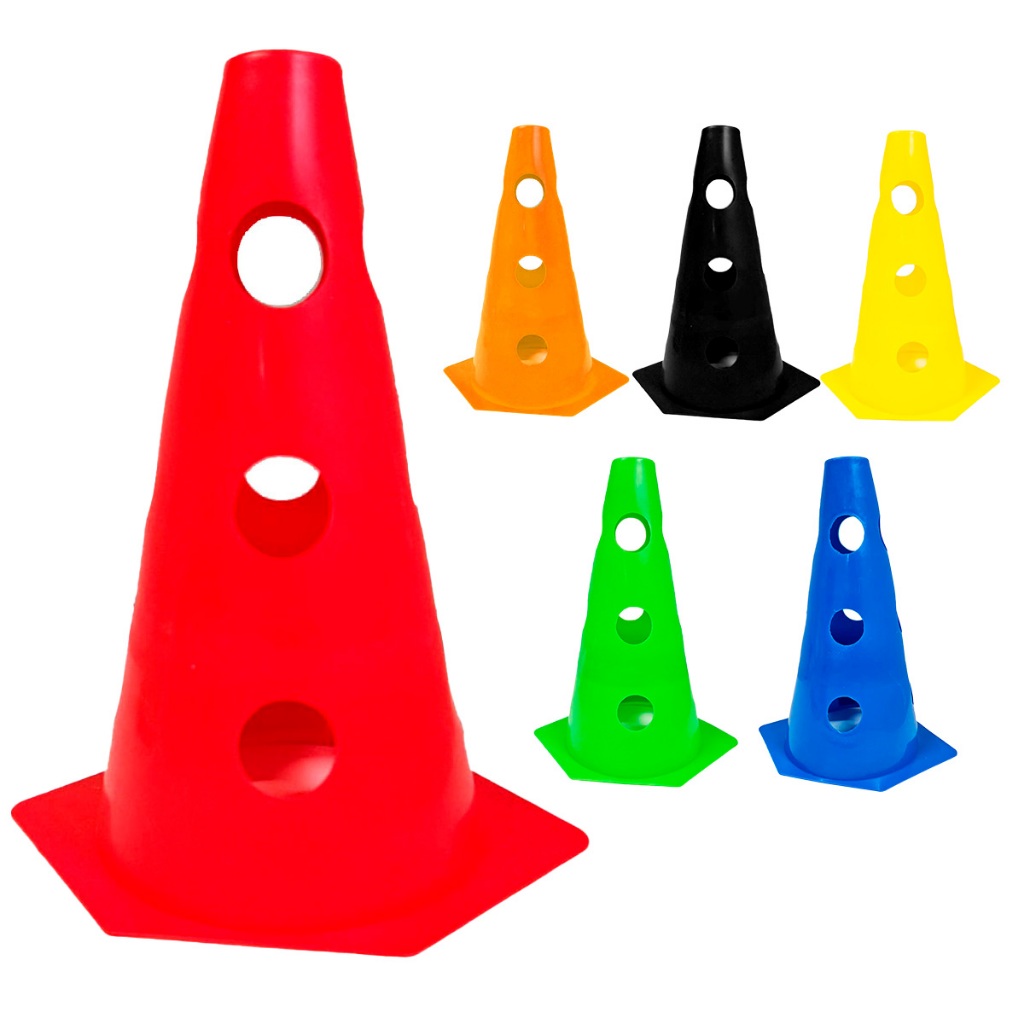 6x Mini Cone Sinalização Esportivo 23cm Furado Agilidade em Oferta na Shopee