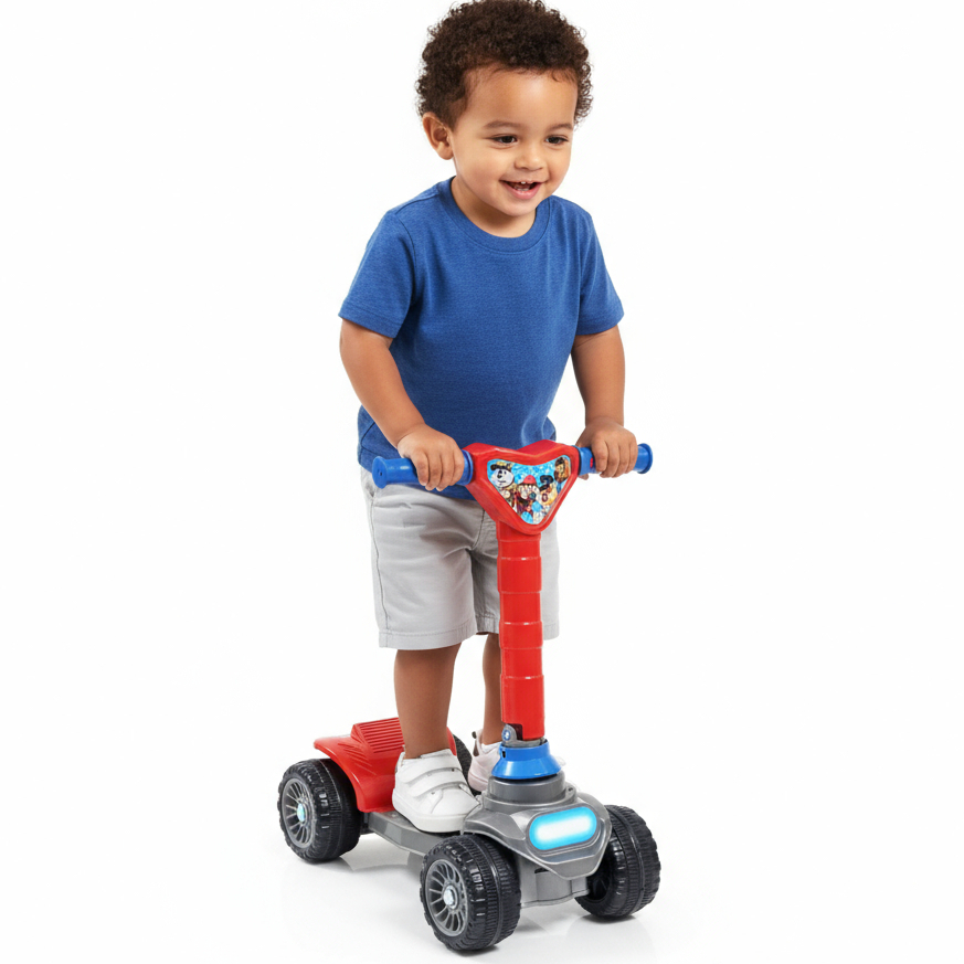 Patinete Infantil 4 rodas Menino - 2 a 5 anos - 64cm Altura Altura - Dobrável - Inmetro QUEEN SHOP em Oferta na Shopee