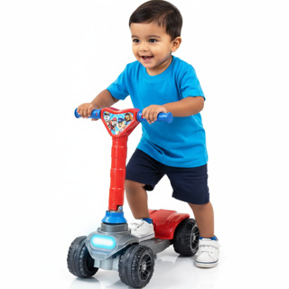 Patinete 4 Rodas Menino 4 alturas - A Partir de 2 anos - Até 20kg - Certificado Inmetro QUEEN SHOP em Oferta na Shopee