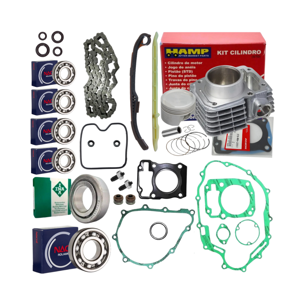 Kit Cilindro Motor CG Titan 150 Original Honda Hamp Fan 150 Juntas Corrente Retentores em Oferta na Shopee