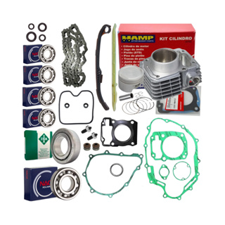 Kit Cilindro Motor CG Titan 150 Original Honda Hamp Fan 150 Juntas Corrente Retentores em Oferta na Shopee