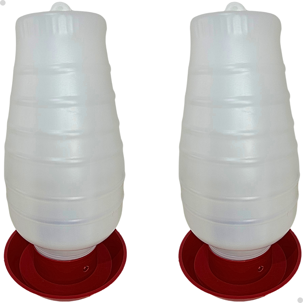 Kit 2 Bebedouro Para Aves Galinhas Frangos Granja Galinheiro Automático 5 Litros em Oferta na Shopee