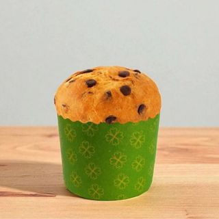 Forma Panetone 100g Verde Decorada com Trevos 10 unidades - Ecopack em Oferta na Shopee