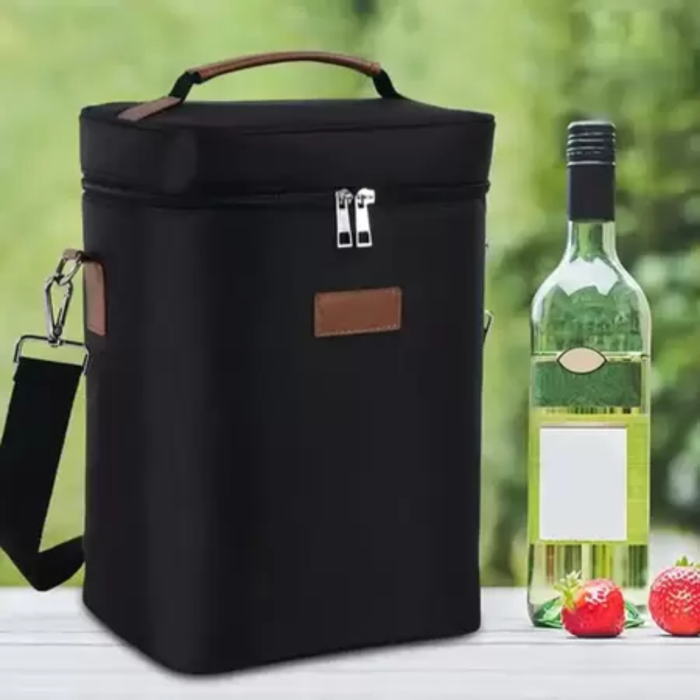 bolsa 4 e 2 vinhos, bolsa termica para garrafas de vinho, bolsa 4 e 2 garrafas wine