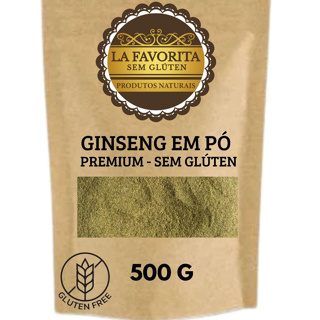Ginseng em Pó Puro - 100g ou 250g ou 500g - Sem Glúten em Oferta na Shopee