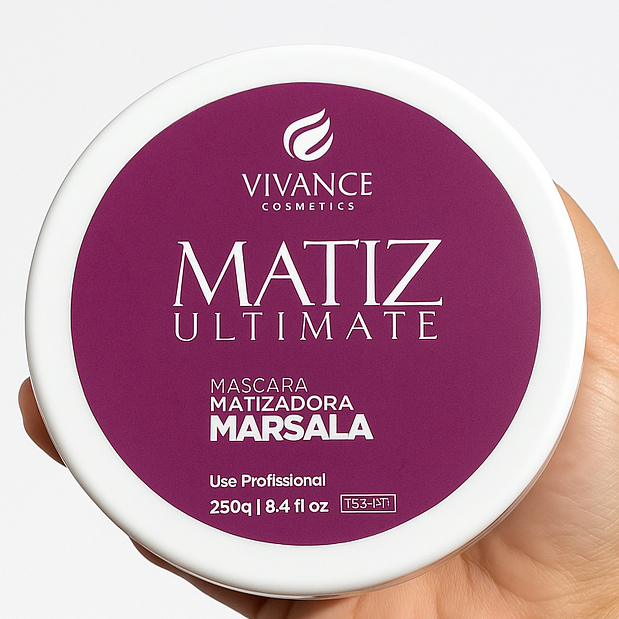 MÁSCARA MATIZADORA MARSALA MATIZ ULTIMATE 250G VIVANCE COSMETICS em Oferta na Shopee