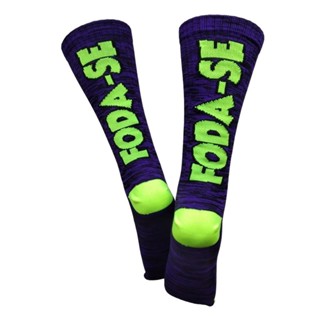 Meias de Frases Neon Foda-se Academia ENVIO RÁPIDO em Oferta na Shopee