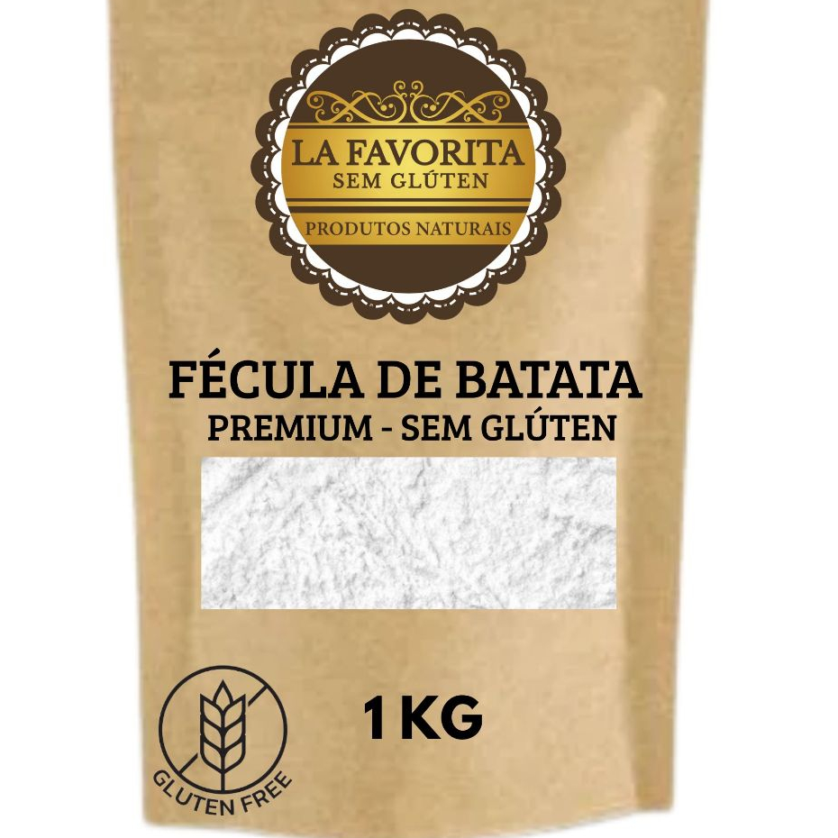 Fécula de Batata 1 KG - Sem Glúten