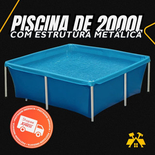 Piscina Infantil 2000 Litros Estrutural  Standard - Mor em Oferta na Shopee