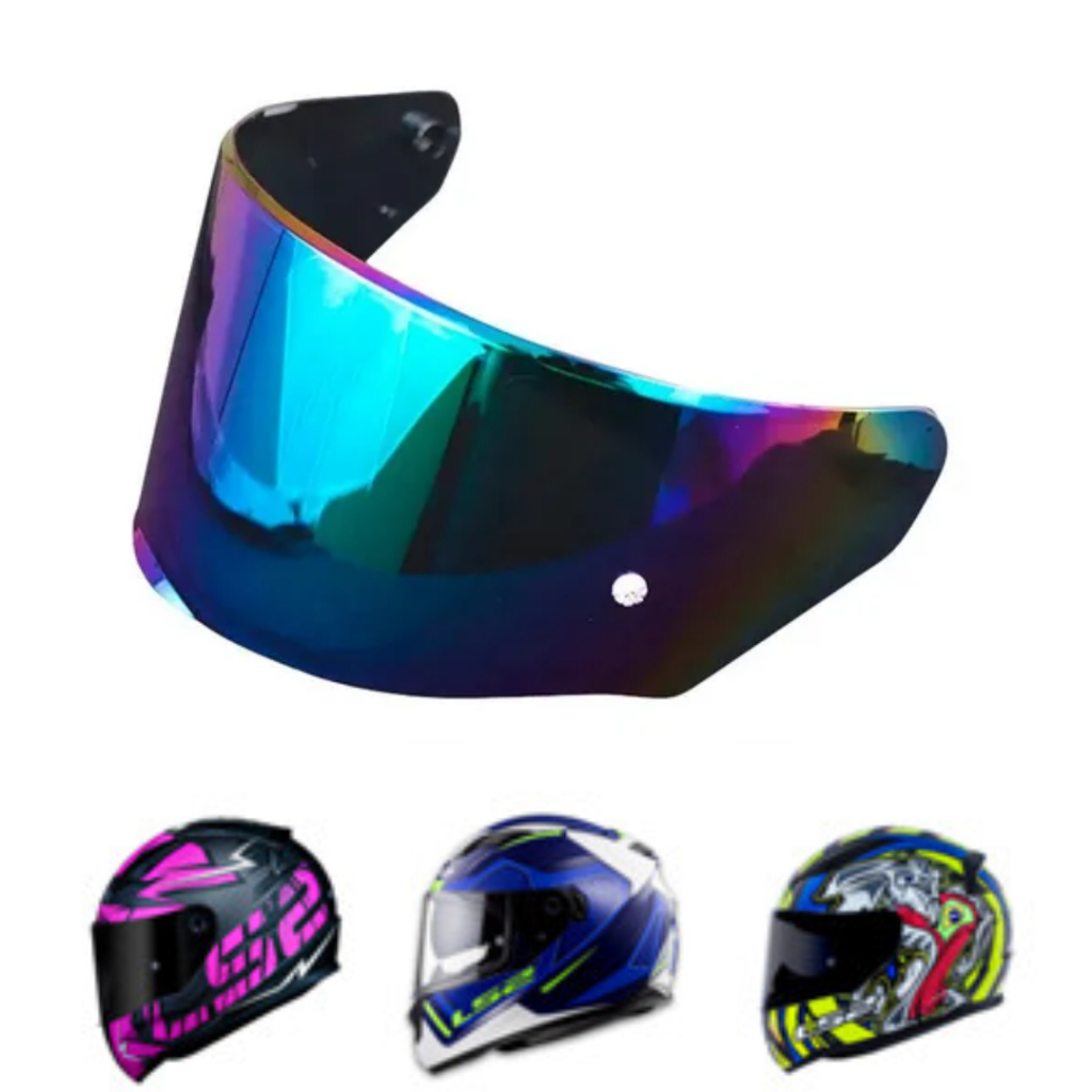 Viseira Polivisor Espelhada Camaleão Capacete Ls2 Ff320 FF353 rapid (1772CA)