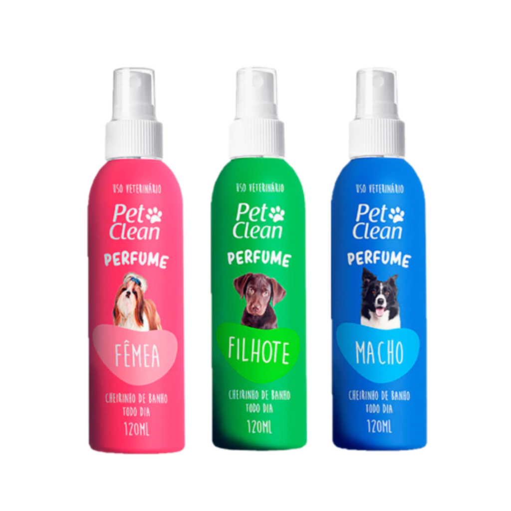 Perfume Para Cachorro e Gato Pet Clean - 120ml