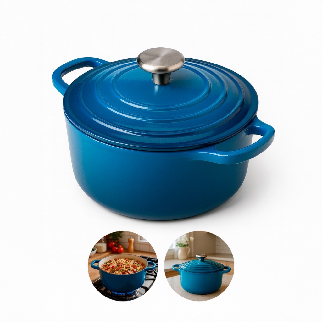 Caçarola Com Revestimento Nano Cerâmico Antiaderente Florença Azul em Oferta na Shopee