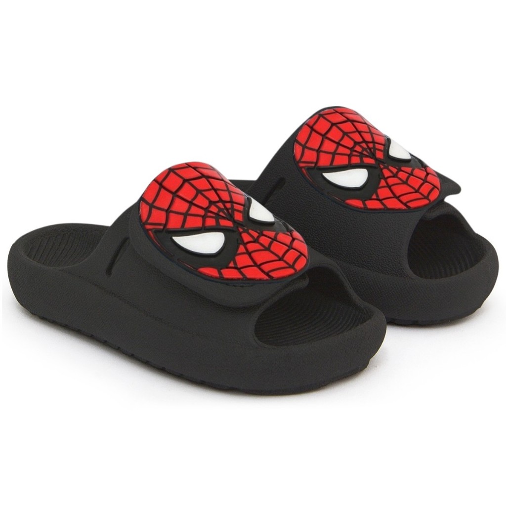 Chinelo Slide Menino Infantil Babuche Homem Aranha Confortável Macio