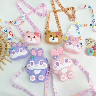 Bolsa De Silicone Infantil Criança Coelho
