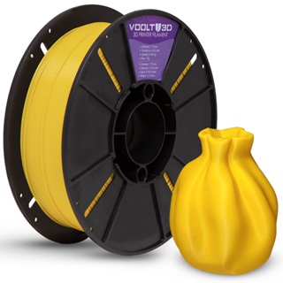 Filamento PLA Amarelo Velvet Premium 1Kg 1,75mm Efeito Aveludado Impressora 3D FDM Voolt3D Oficial em Oferta na Shopee
