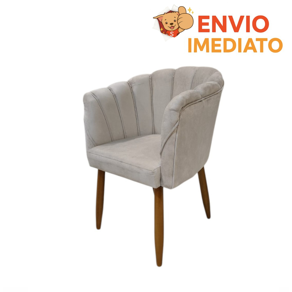 Cadeira Petala Confortável Perfeita Recepção Salão de Beleza Sala de Jantar Penteadeira Para o Natal em Oferta na Shopee