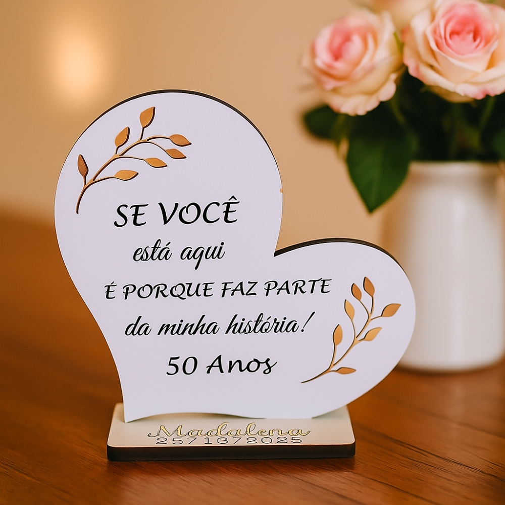 Lembrancinha Aniversário Personalizada Adulto Luxo