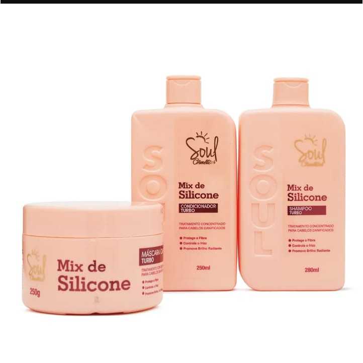 Kit Completo Mix de Silicone Soul Cosméticos