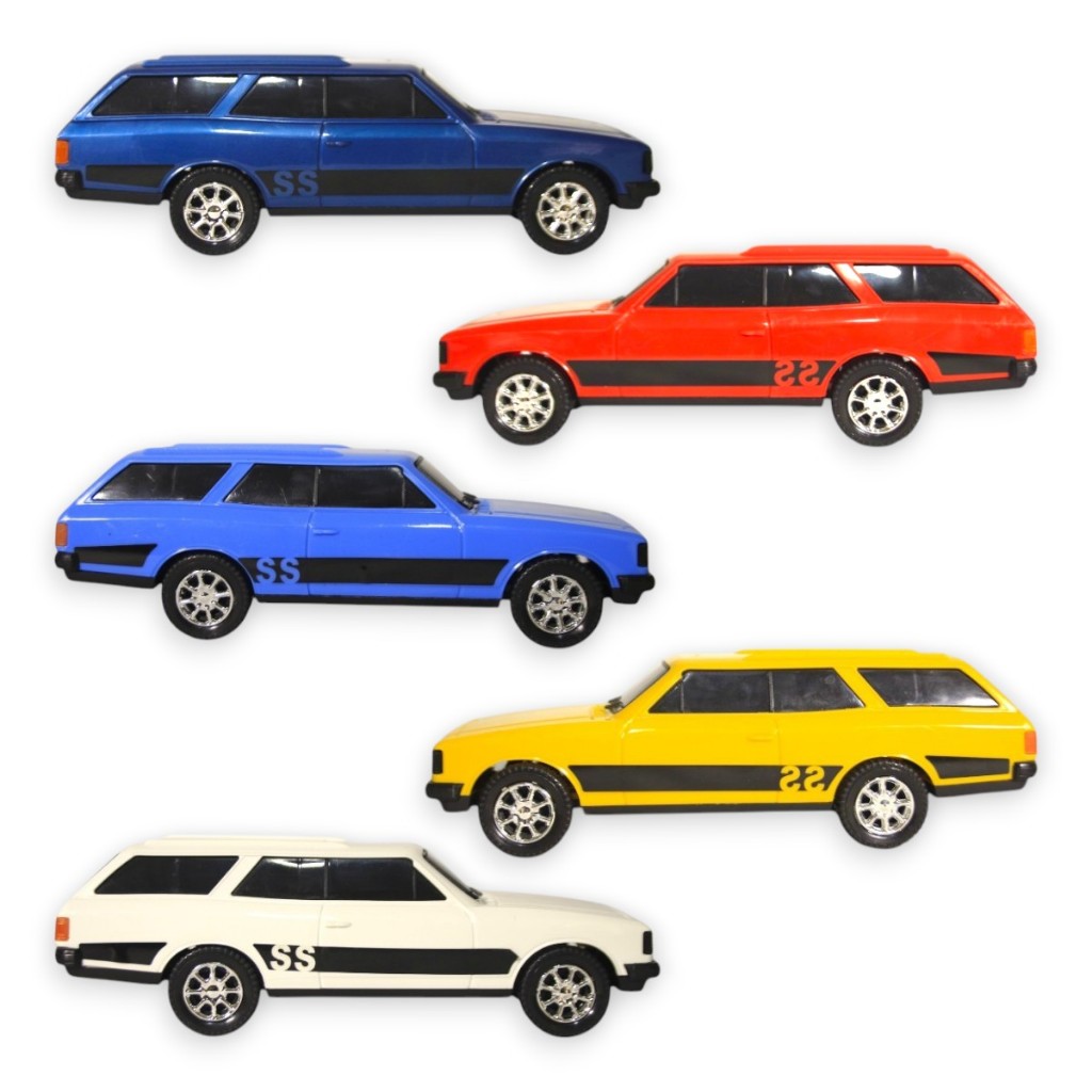 Kit 5 Carros Antigos Caravan Ss Miniatura Brinquedo Coleção