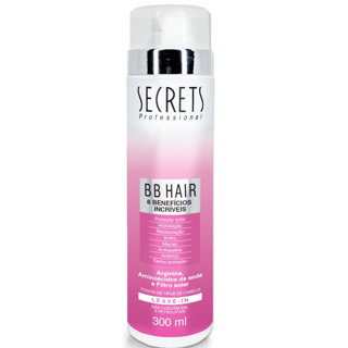 Leave-in Secrets Professional 300ml BB Hair – Hidratação e Finalização em Oferta na Shopee