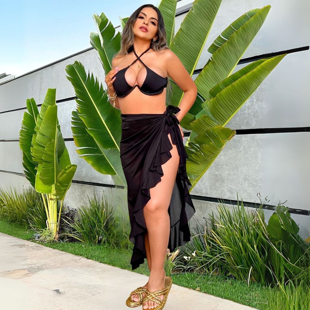 Saída de Praia Canga Versátil Moda Verão Pareô Piscina Ano Novo