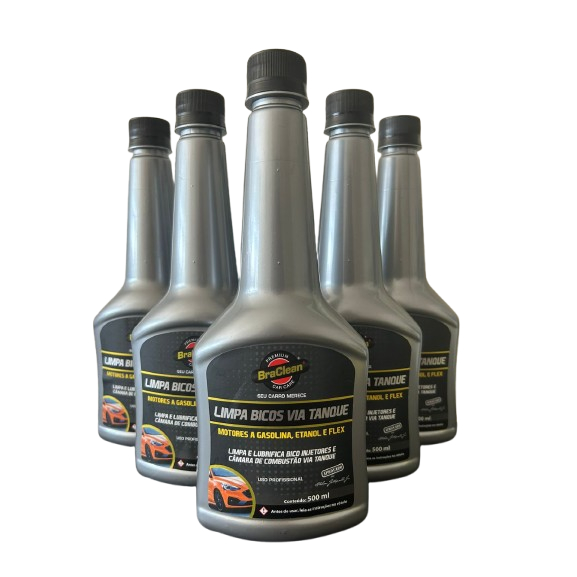 Limpeza do Sistema de Injeção Flex Braclean 500ml - Economia de Combustível e Economia de Manutenção
