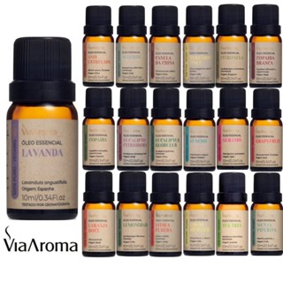 Óleo Essencial Via Aroma 100% Puro Vegano - Difusor e Aromatizador Elétrico em Oferta na Shopee