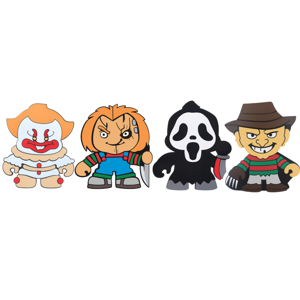 Paine Halloween Decoração Variados Para Festa Em Eva