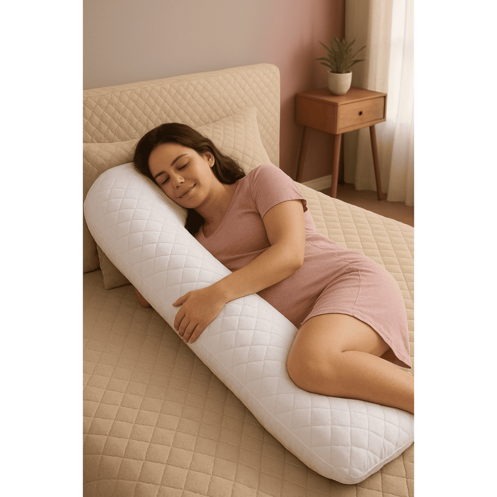 Travesseiro de Corpo Grande Xuxão – Almofada Body Pillow para Gestantes, 100% Algodão em Oferta na Shopee
