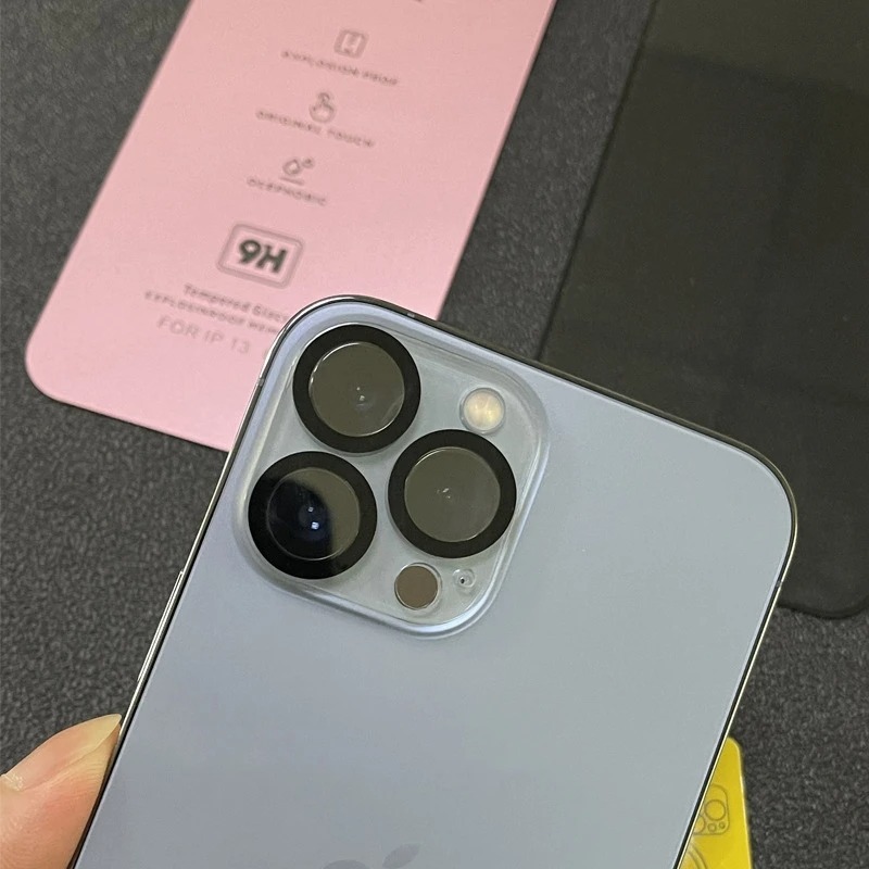 Camera lente Película 3D Full Cover Protective 3D Para iPhone 7 8 11 12 13 14 15 PRO MAX — imagem 2 de 2