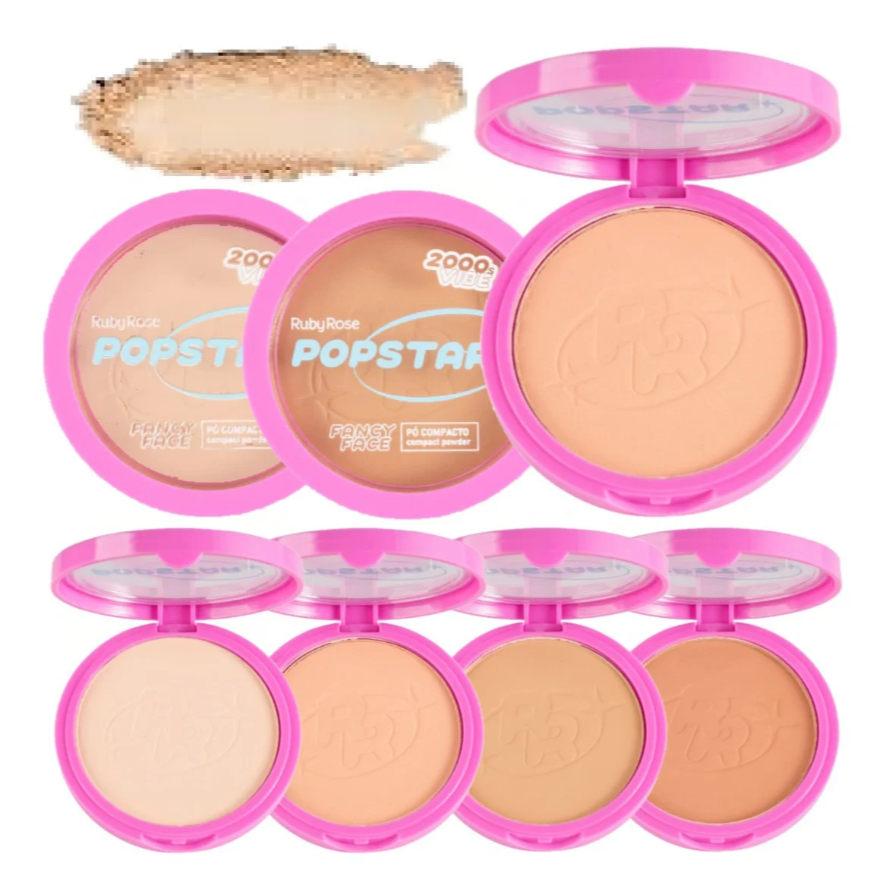 Ruby Rose - Po Compacto Popstar Claros M406 lançamento anos 2000's em Oferta na Shopee