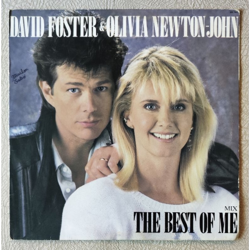 LP Single David Foster & Olivia Newton-John - The Best of Me