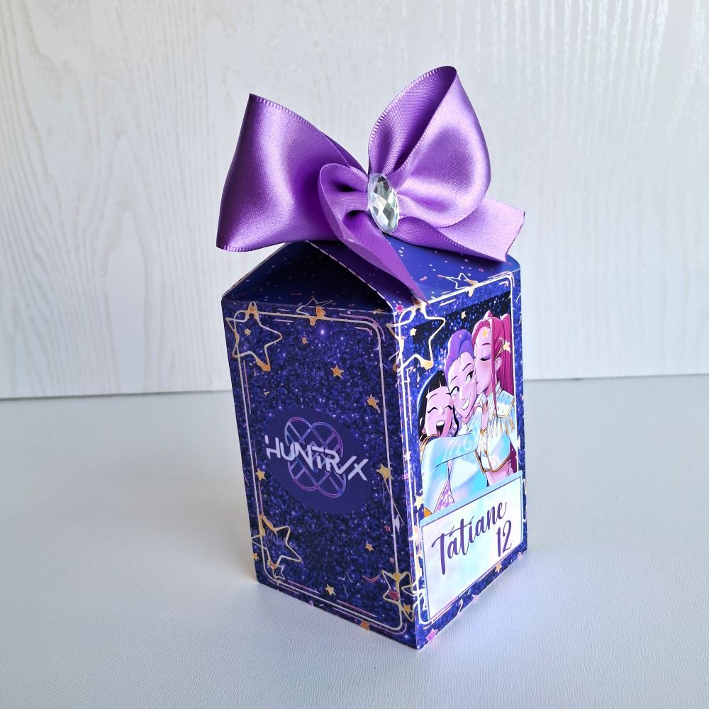 Caixa Milk Personalizada Guerreiras KPop Huntrix| Lembrancinha de Festa | Aniversário