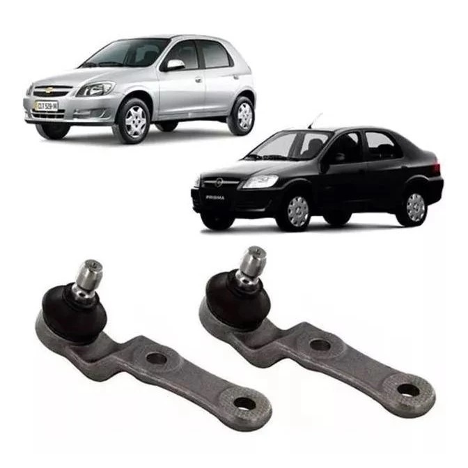 Par De Pivô Suspensão Chevrolet Celta 2001 A 2009