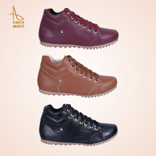 Bota Botinha Feminina Cano Curto Casual Leve e Confortável em Oferta na Shopee