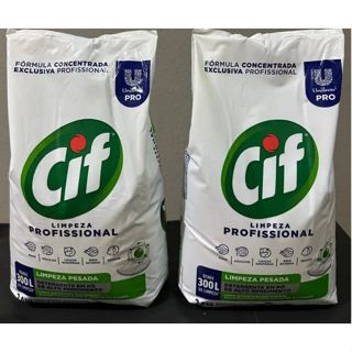 02 CIF EM PÓ LIMPEZA PESADA 2,4 KG em Oferta na Shopee