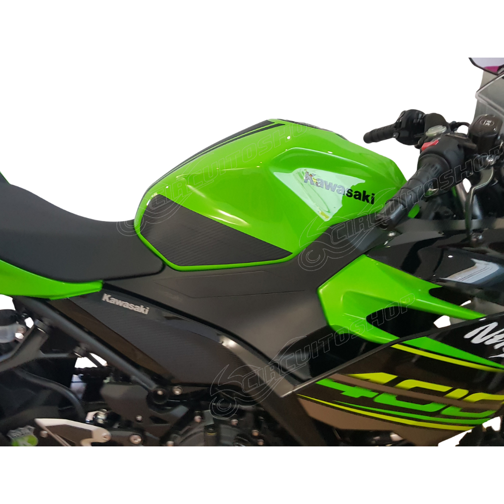 Adesivo Protetor Fibra Carbono Lateral M01 Moto Ninja 500 Z 500