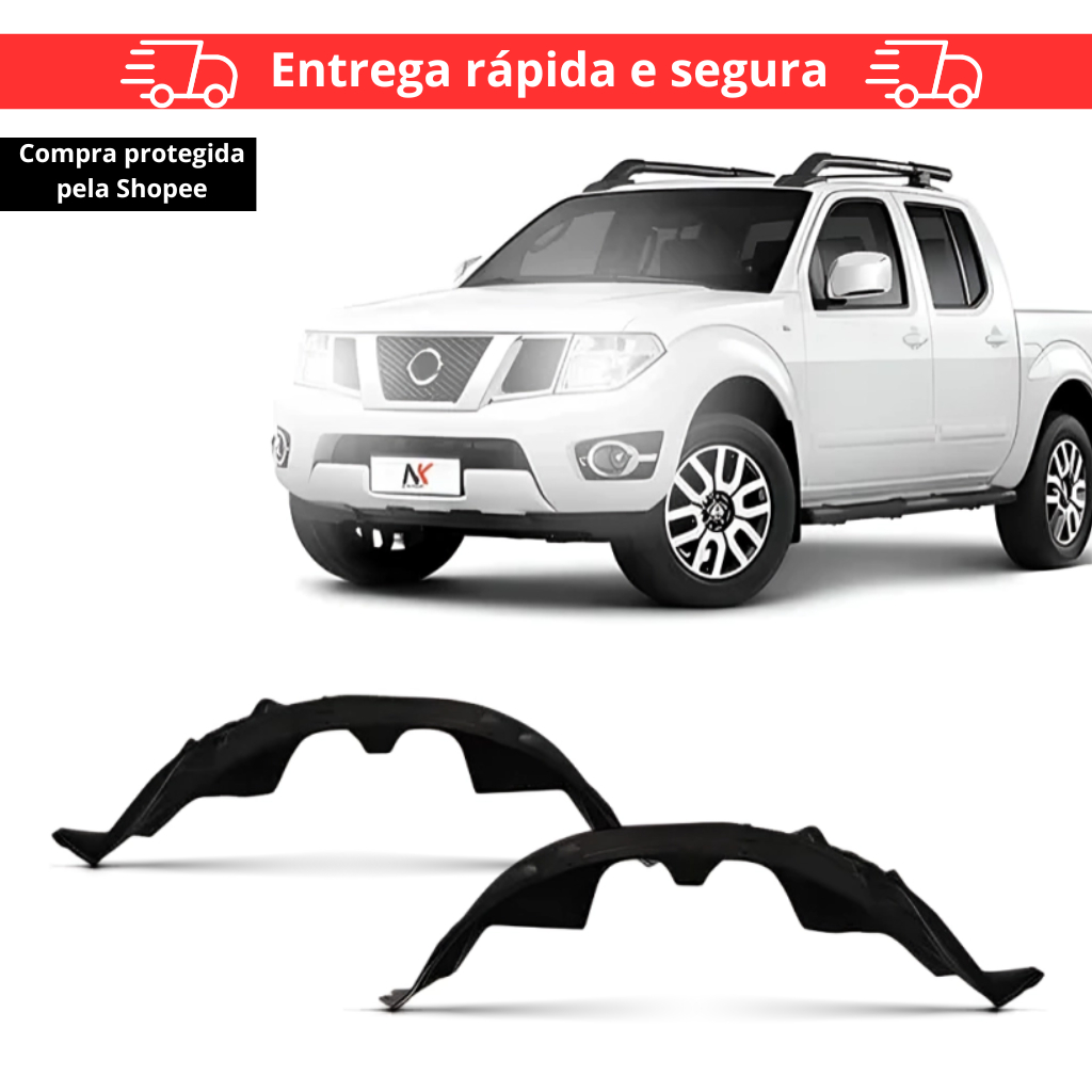 Par/Un Parabarro Dianteiro Frontier 2008 2009 2010 2011 2012 a 2016 ASA URUBU MORCEGAO FORRO RODA em Oferta na Shopee