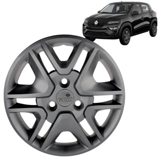 Calota do Kwid 2018 a 2021 Aro 14 COM emblema em Oferta na Shopee