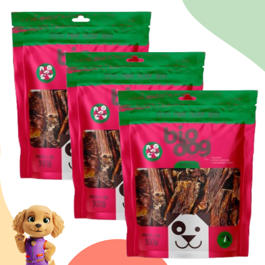Petiscos Ossos Sortidos Bio Dog 300g 3un em Oferta na Shopee