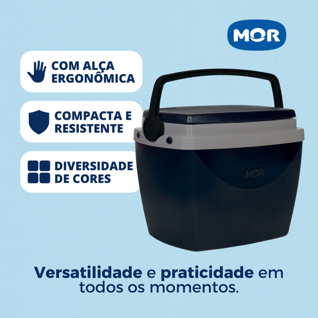 Caixa Termica Mor Cooler Para Gelo Bebidas Praia Vários Tamanhos Mor · foto 2