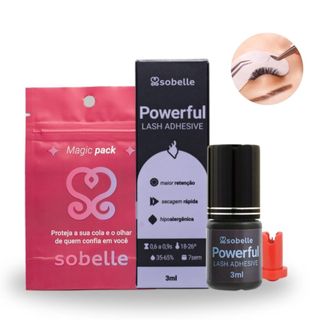Cola para Cílios Fio a Fio Volume Russo Sobelle Powerful 3ml