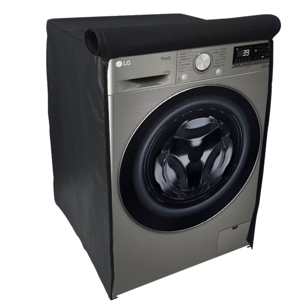 Capa Lava e Seca LG Smart VC2 14kg Inox Look CV9014PC2 Protetora Impermeavel Reforçada
