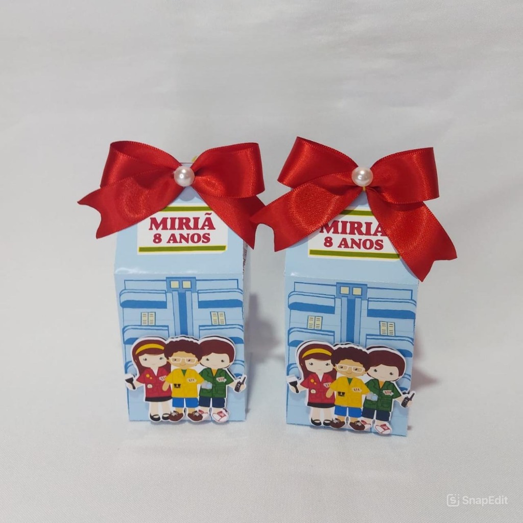 Caixa Milk Detetives do Prédio Azul Dpa Personalizada / Envio Rápido / Fazemos todos os temas!!