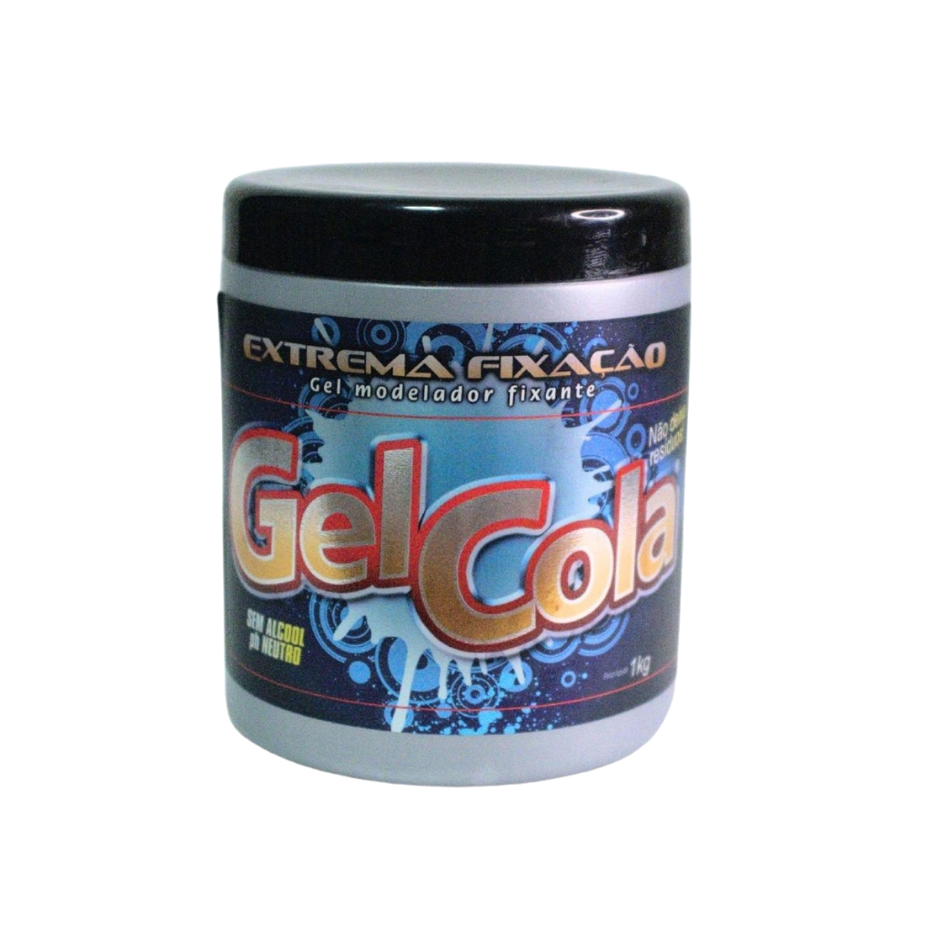 Gel Cola Silver Line 1kg Forte não deixa resíduos