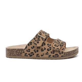 Sandálias femininas com estampa de leopardo Birken203