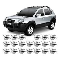 Kit 20 Presilhas Friso Porta Tucson 2009 2010 2011 2012 2013